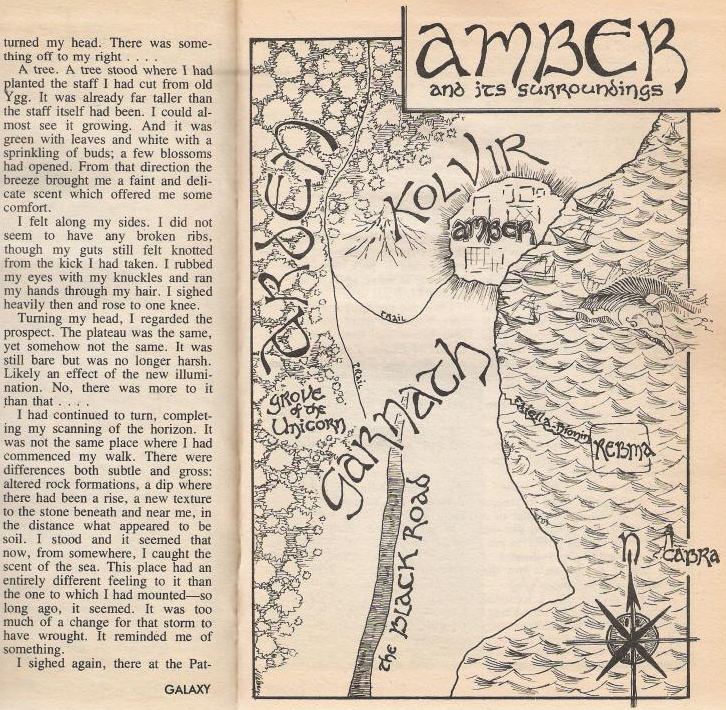 Roger Zelazny's offical map of Amber